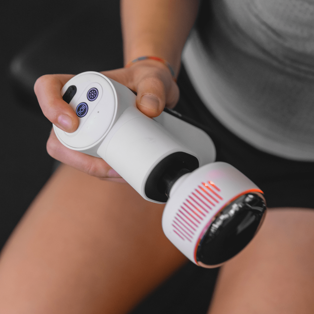 Massage Gun Heat & Cold White - Black Friday Offer